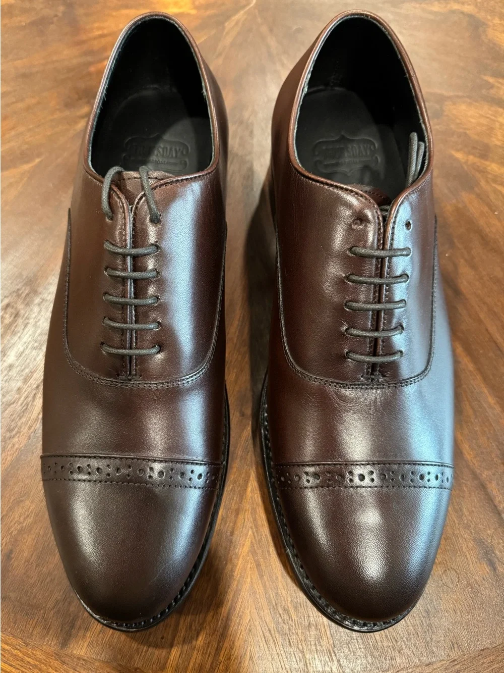 Thursday Boot Company Men's Dark Brown Oxford shoes